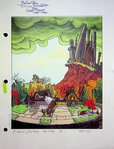 DISNEY GOOF TROOP 1991 SIGNIERT Brian Ray PRODUKTION HINTERGRUND KOPIE Disney #RB - Bild 1 von 2