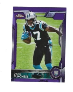 2015 Topps Chrome Purple Refractors #107 Devin Funchess RC CAROLINA PANTHERS - Picture 1 of 1