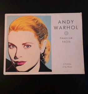 1989 Andy Warhol Familiar Faces 6 Print Set In Portfolio MOMA Original - Picture 1 of 19