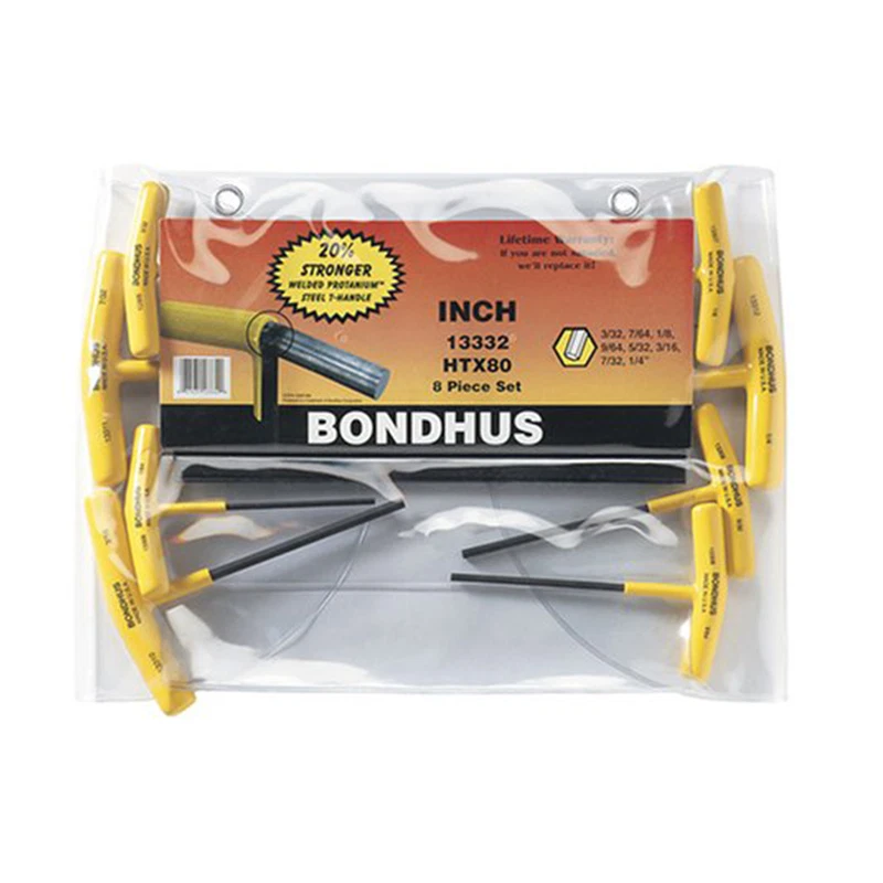 Bondhus 13332 Hex T-handle Set, 8 Piece - Image 1 of 1