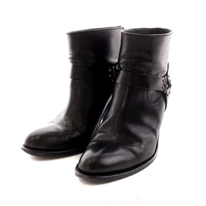 Saint Laurent Paris Boots Women's Size 35.5 Black Leather - Picture 1 of 8