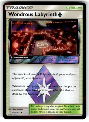 SM - Team Up #158/181 Wondrous Labyrinth Prism Star LP - Image 1 of 2