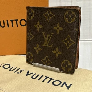 Authentic LOUIS VUITTON Monogram M61675 Portofeuil Marco Bi-fold wallet Japan - Imagen 1 de 22