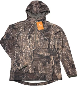 Nomad Men’s Realtree Timber Camo 1/2 Zip WPF Hoodie Size Small FREE SHIP $100 - Picture 1 of 11