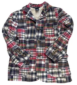 Polo Ralph Lauren Madras Patchwork BOYS Blazer/Sport Coat Sz 6 - Picture 1 of 10
