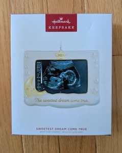 2023 Hallmark Sweetest Dream Come True Andenken Foto Halter Ornament NEU - Bild 1 von 7