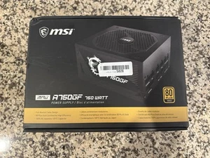 MSI MPG A750GF 750W ATX 80 PLUS GOLD Certified Power Supply - Photo 1/3