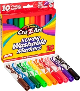Cra-Z-Art Classic super waschbare Marker, 10 Stück (1er Pack), sortiert - Bild 1 von 6