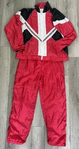 Vintage Laura Katherine 80s 90s Wind Breaker And Pants Jogging Tracksuit Size M - Picture 1 of 16