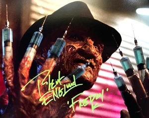 Autógrafo genuino real firmado por Robert Englund Freddy Kruger 8x10" con certificado de autenticidad - Imagen 1 de 3