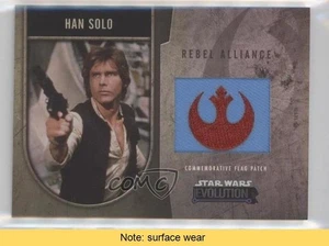 2016 Topps Star Wars Evolution Commemorative Flag 71/170 Han Solo Patch READ 0af - Picture 1 of 3
