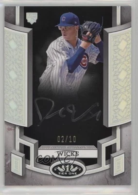2024 Topps Tier One Break Out Holo Silver Foil /10 Jordan Wicks Rookie Auto RC - Image 1 of 2