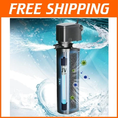 强力 300GPH 水族箱过滤器适用于 75 - 200 加仑水箱 — 第 1/4 张图片