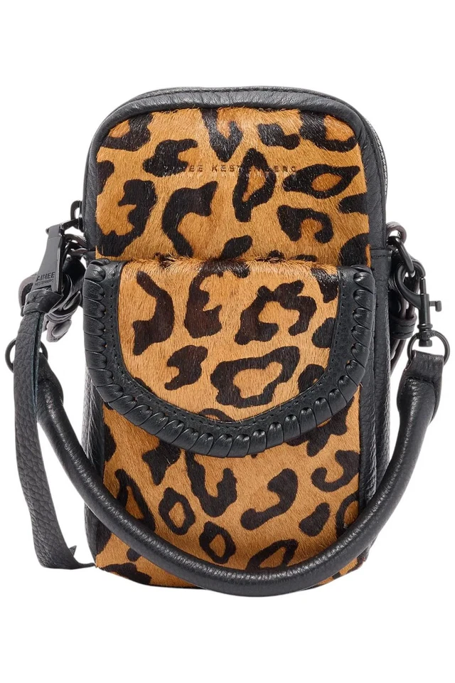 Bandolera Aimee Kestenberg Cuero Intención Teléfono Leopardo Peluquería Foto 1 de 1