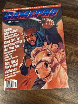 GamePro Magazine Jan 1990 Turbografx CD Prince of Persia - Image 1 of 4
