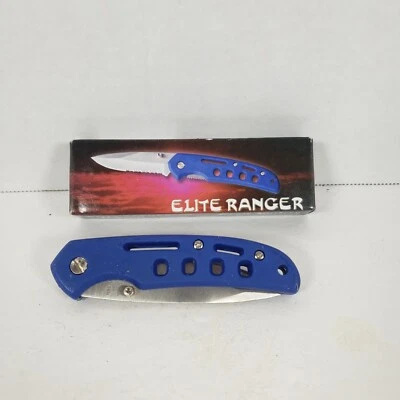 Cuchillo Plegable Coleccionable CUCHILLO Frost Cutlery Elite Ranger NUEVO 15-839BL 3 pulgadas Foto 1 de 4