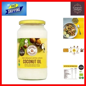 Ethically Sourced 1L Organic Coconut Oil | , Cold Pressed & Multi-Purpose - Picture 1 of 10