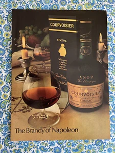 Vintage 1981 Courvoisier Brandy Print Ad Brandy Of Napoleon Cognac - Picture 1 of 7