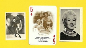 Betty Grable Fab Card Collection American Actress Leggy with Harry James  B