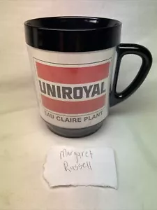 Vintage Uniroyal Reifen Kaffeetasse Krieg gegen Abfall Mitarbeiter Eau Claire WI Wis - Bild 1 von 6