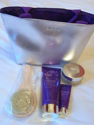 Elemis Bundle, Pro Collagen Cleansing Balm, Shower Gel, Hand Cream, Brush & Bag - Image 1 of 4