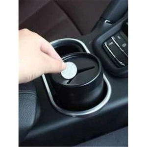 Car Coin Cup Holder Insert Organizer Case Loose Change Storage Box Container - Picture 1 of 5