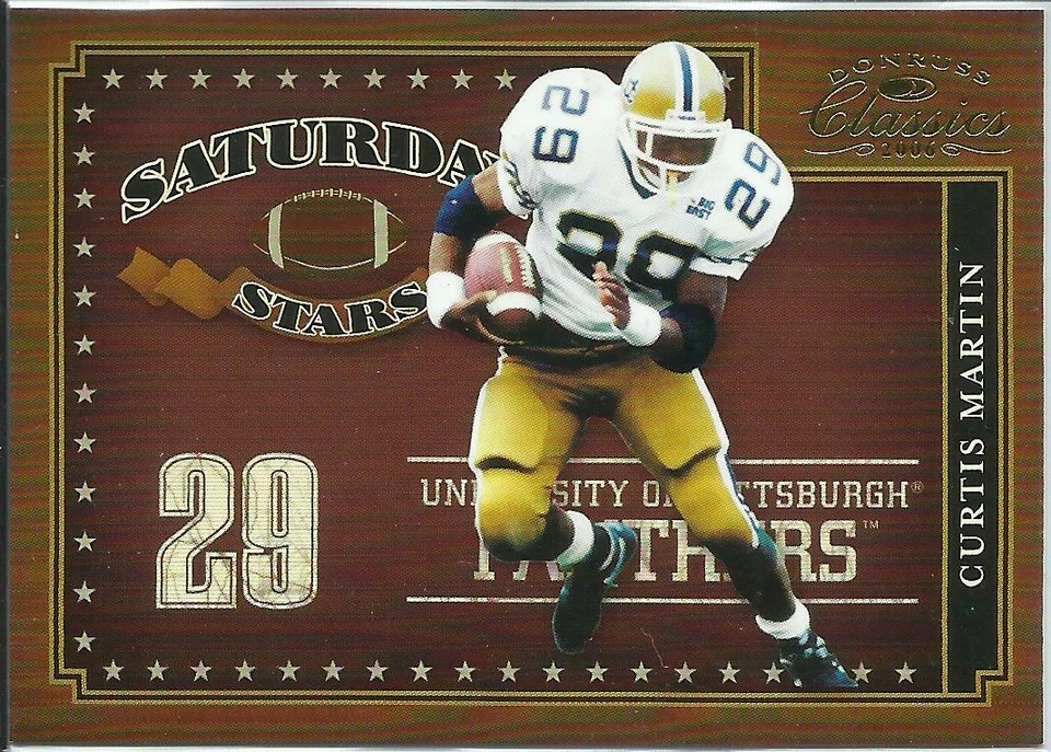 CURTIS MARTIN - 2006 DONRUSS CLASSIC SATURDAY STARS (#5/100) ($6.00) +2 EXTRAS - Image 1 of 1