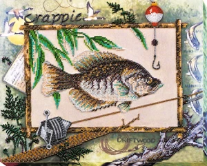 DIY Bead Embroidery Kit Successful Fishing stitching needlepoint beadwork - Picture 1 of 14