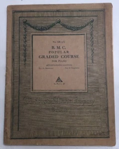 BCM Popular Graded Course For Piano 1915 A Kuchenmeister SheetNoteMusic - Picture 1 of 12