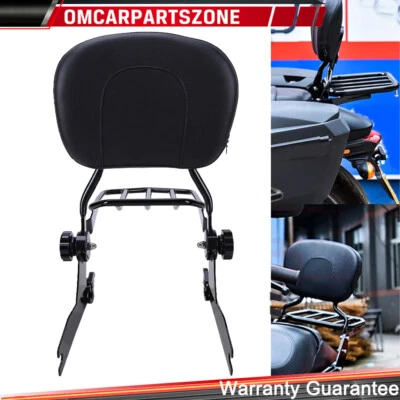 Respaldo de almohadilla desmontable Sissy Bar para motocicleta Harley Sportster 1200 883 48 72 Foto 1 de 4