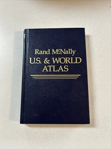 Small Rand McNally 1992 U.S. & World Atlas NEW 6.5” X 4.5” Excellent - Imagen 1 de 6