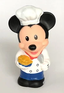 2014 Fisher Price Little People Disney Chef Mickey Mouse Figure 3” - Picture 1 of 4