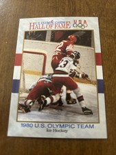 1991 Impel U.S. Olympic Hall of Fame Multi-Sport Card #68 80 U.S. Hockey Team