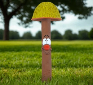 Keramik Garten Deko Pilz Outdoor Statue H 41 cm Midene Handgefertigt - Bild 1 von 3