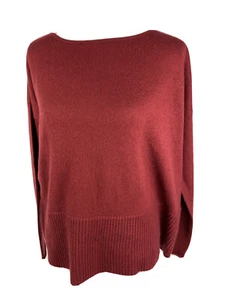 Diane von Furstenberg Size P 0 Bozeman Wool Cashmere SweaterOversizeOxblood $268 - Picture 1 of 7