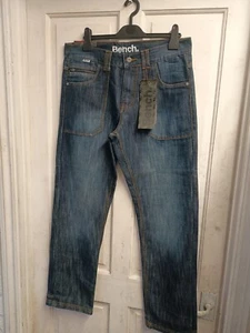 NEW Mens Bench Jeans 30W x 30L Straight Leg BNWOT - Picture 1 of 6