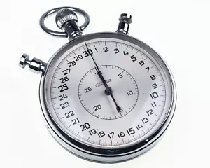 Slava sowjetische Vintage Stoppuhr mechanischer Chronometer Chronograph UdSSR antik - Bild 1 von 4