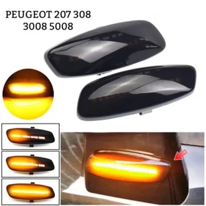 COPPIA FRECCIA INDICATORI DIREZIONE DINAMICI LED PER PEUGEOT 207 308 3008 5008 - Foto 1 di 11