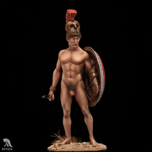 Greek athlete 54mm Painted Miniature Toy Soldier | Art Level - Picture 1 of 5