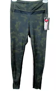 Bally Total Fitness Yoga Gym Stretch Pants Skinny Leg Elastic Mech SZ S-NWT - Picture 1 of 7