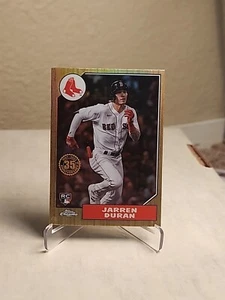 Jarren Duran Rookie RC Refractor 2022 Topps Chrome 1987 35th Anniversary  - Bild 1 von 5