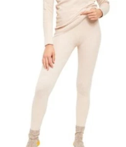 Free People Lounge Thermal Pants XS Color Latte - Picture 1 of 1