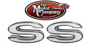 Chevelle Camaro Nova Impala SS 2 caras cinta guardabarros emblemas para un lado EE. UU. - Imagen 1 de 4