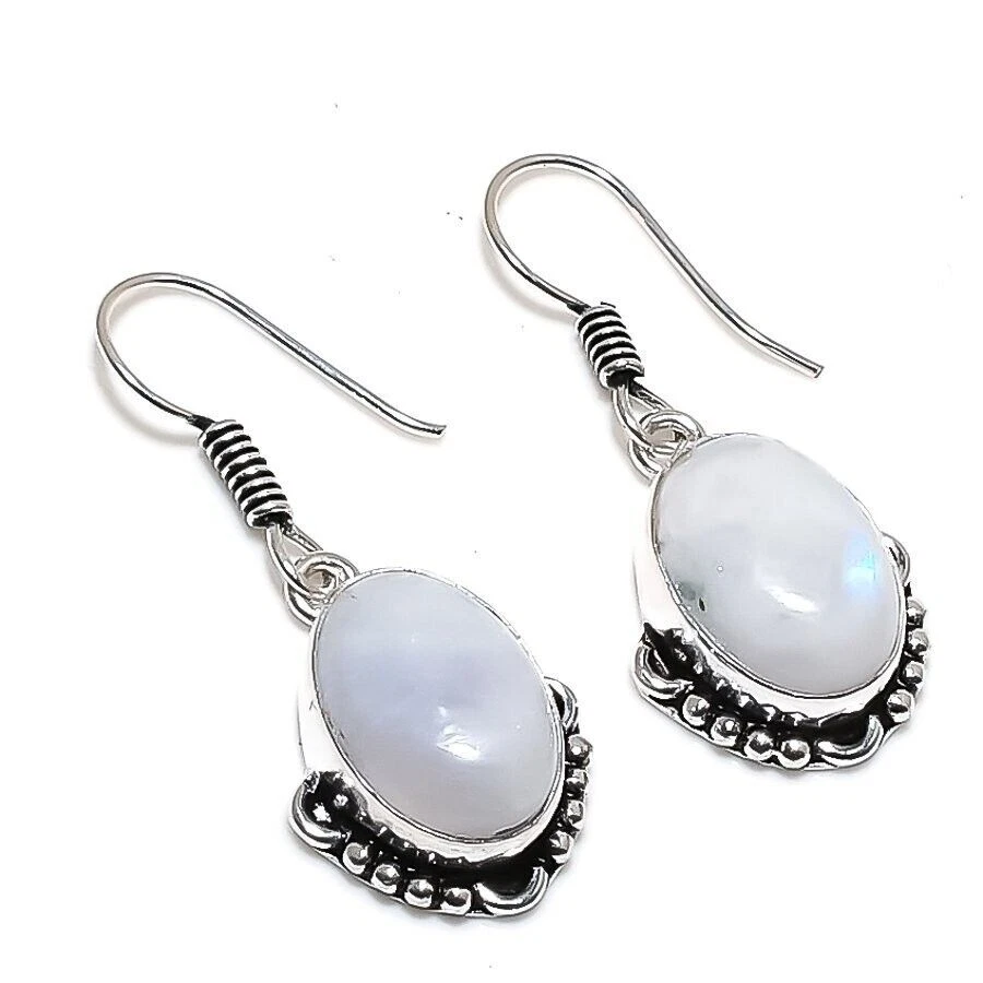 Orecchino di gioielli in argento sterling 925 fatto a mano con pietra... - Immagine 1 di 1