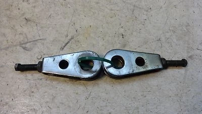 1977 Yamaha XS400 XS 400 Y511. rear wheel adjusters - Image 1 of 2