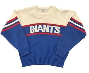 New York Giants Cliff Engle Sweater XL Mens Blue Vintage - Picture 1 of 9