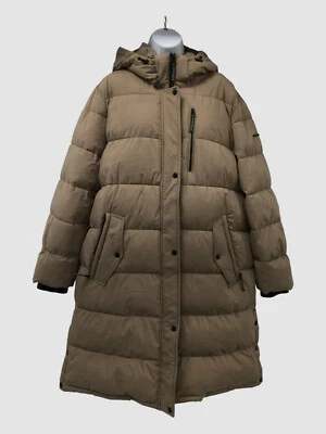 $260 BCBGeneration Mujer Beige Gran Tamaño Chaqueta acolchada con capucha Talla 2XL Foto 1 de 2