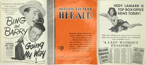 1950 Going My Way Bing Crosby Lady sin pasaporte revista Motion Picture Herald - Imagen 1 de 14
