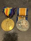 George V 1914-1918 Ww1 Medal And Great War Medal ~81775 Pte W J I Matthews R.Fus