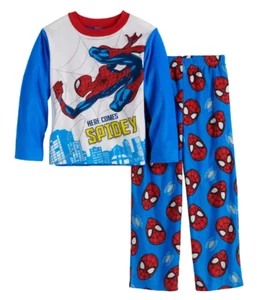 Marvel Spider-Man Superhero Fleece Pajama Set NWT Size 6 Here Comes Spidey - Picture 1 of 3